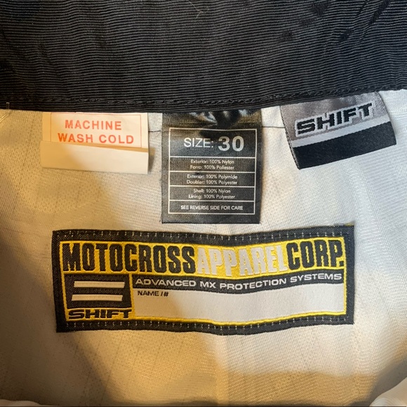 Men’s Black Shift Motocross Pants - Picture 4 of 4